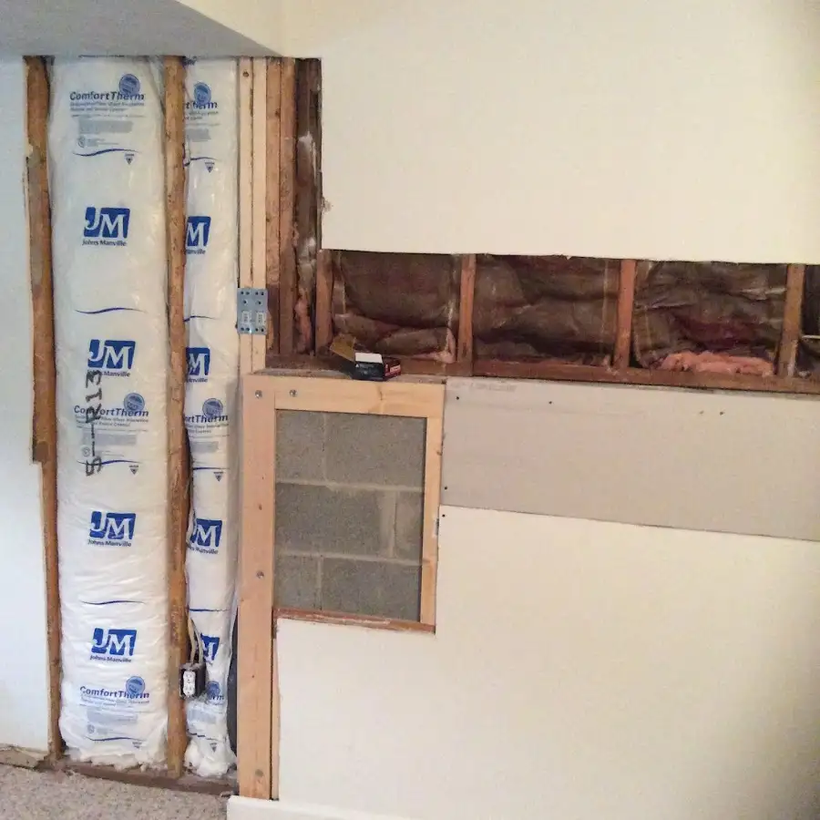 Wall insulation replacement during Structural Drying in Salt Lake City
